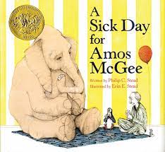 Cover of A Sick Day for Amos McGee by Philip C. Stead, illustrated by Erin E. Stead